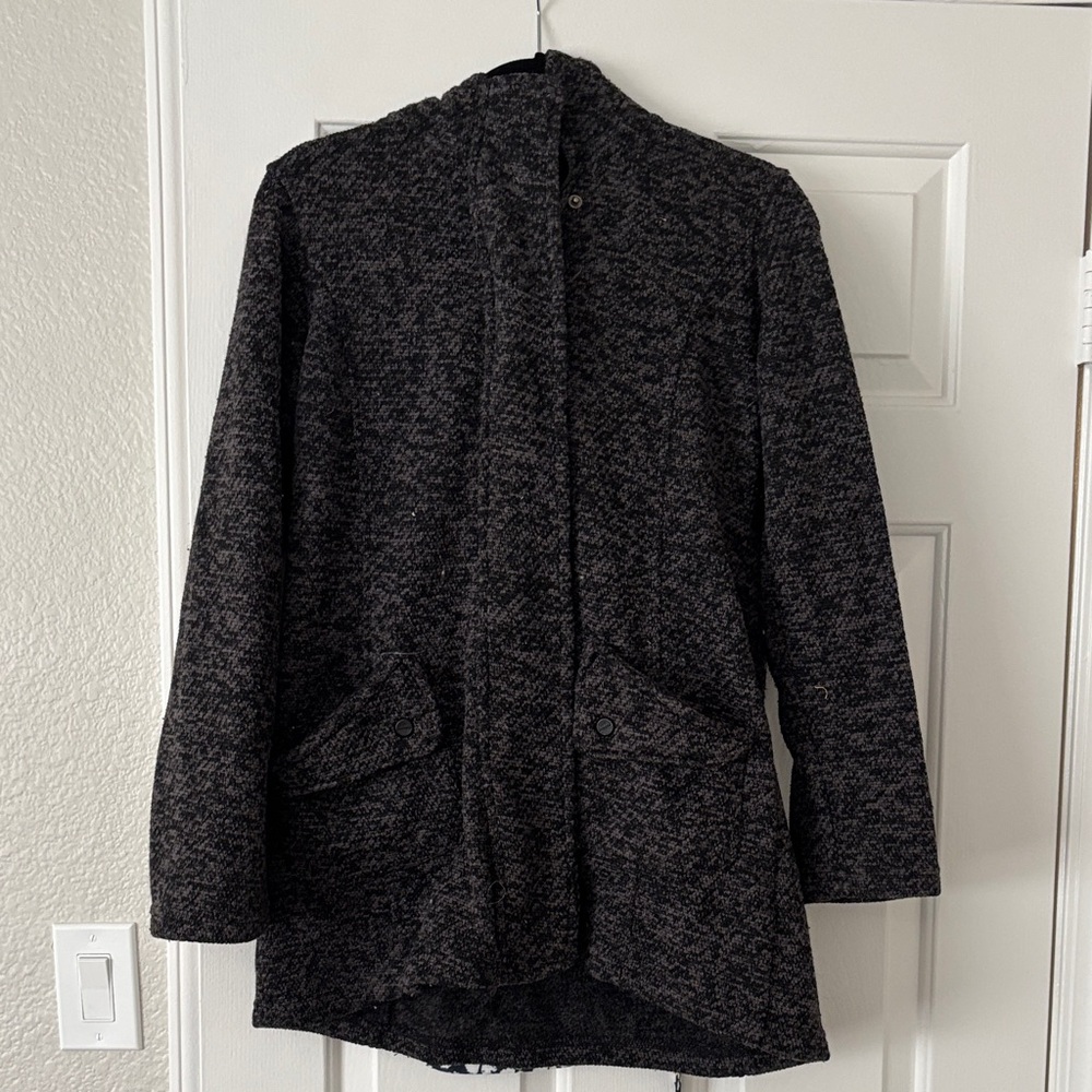 Madden Girl Black Trench Coat